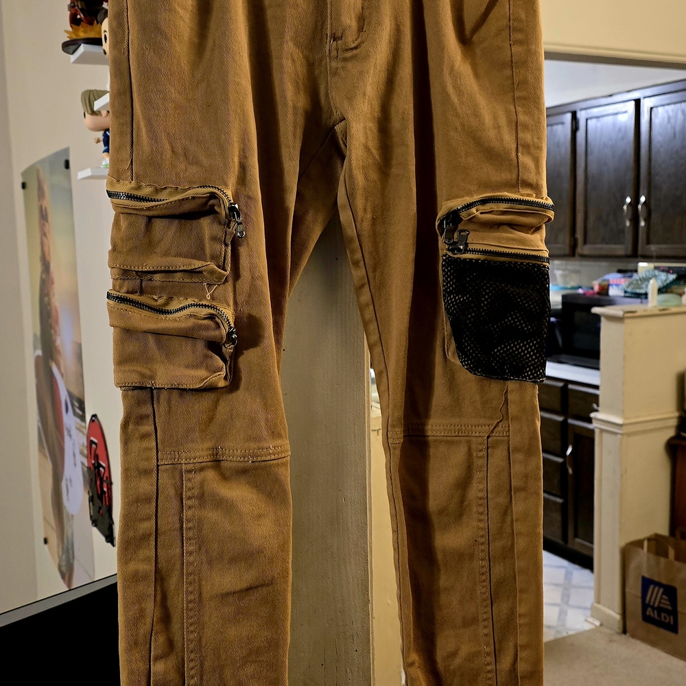 Men's Tan Cargo Pants